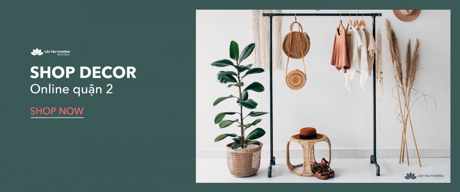 SHOP DECOR ONLINE QUẬN 2 TP.HCM - CÂY YÊU THƯƠNG